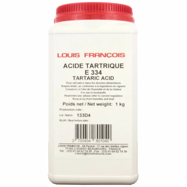 LOUIS FRANCOIS Acide Tartrique 1 Kg E334 1