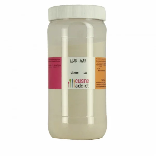 Agar-agar Gélifiant E406 500 G Cuisineaddict 1