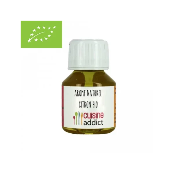 Arôme Alimentaire Bio Citron 58 Ml Cuisineaddict 1
