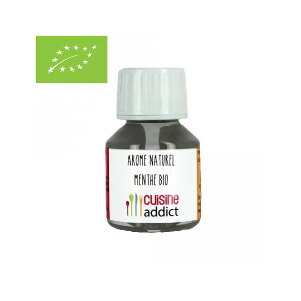 Arôme Alimentaire Bio Menthe 58 Ml Cuisineaddict 1