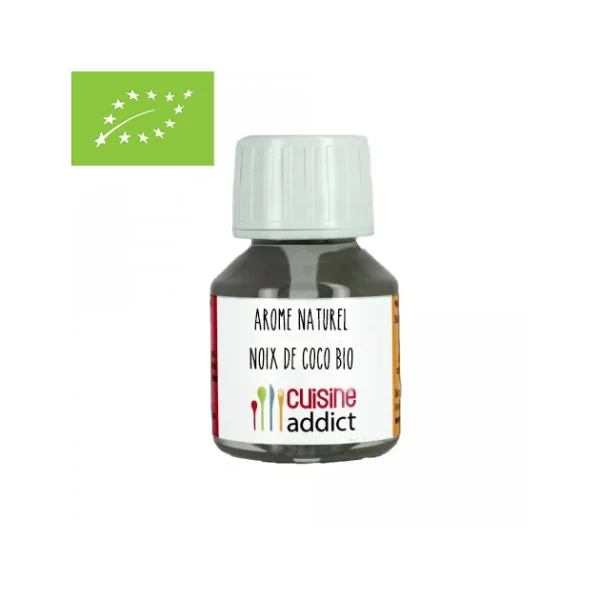 Arôme Alimentaire Bio Noix De Coco 58 Ml Cuisineaddict 1