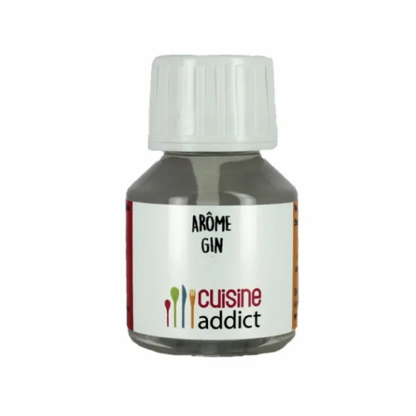 Arôme Alimentaire Naturel Gin 58ml Cuisineaddict 1