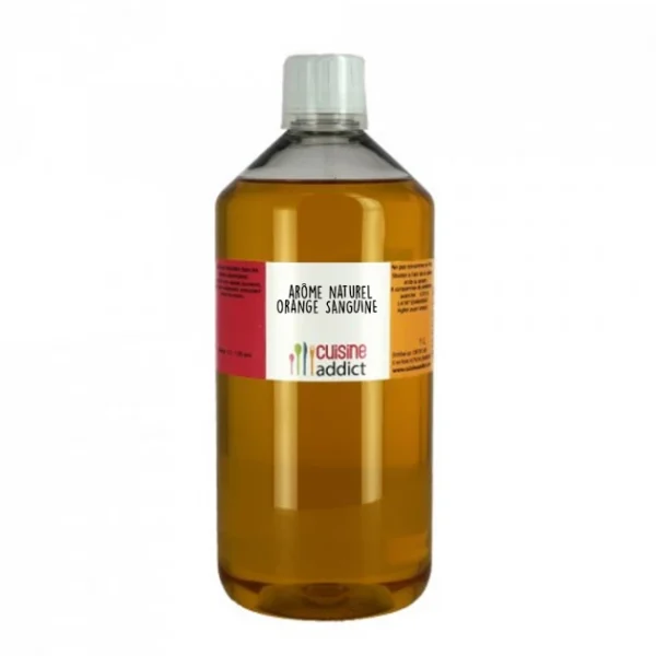 Arôme Alimentaire Naturel Orange Sanguine 1L Cuisineaddict 1