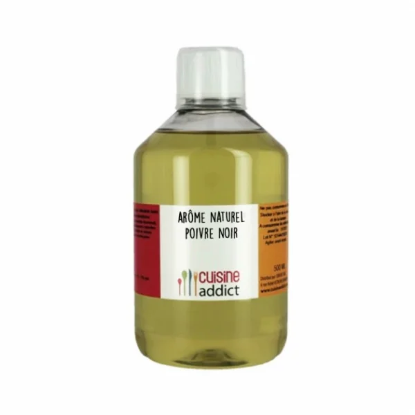 Arôme Alimentaire Naturel Poivre Noir 500ml Cuisineaddict 1
