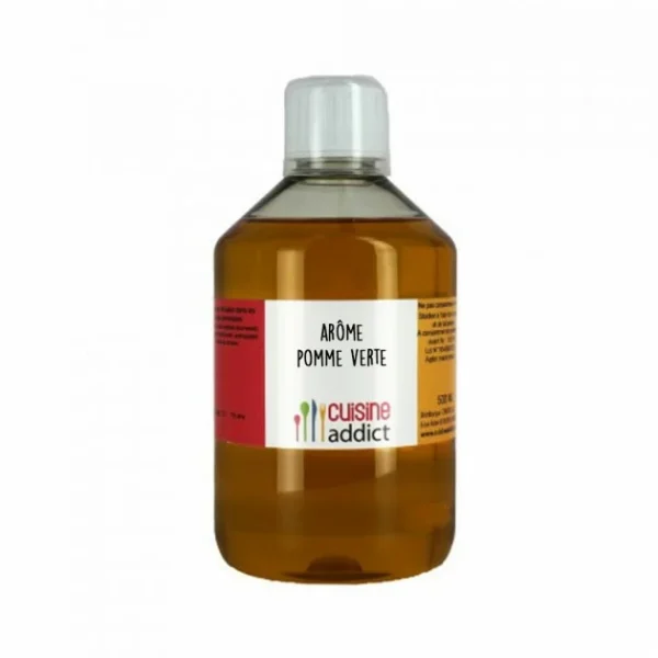 Arôme Alimentaire Pomme Verte 500ml Cuisineaddict 1