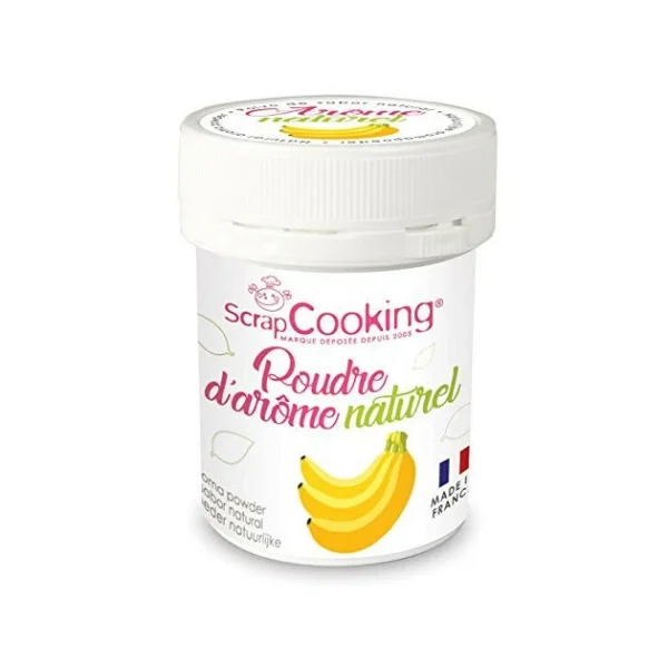 Arôme Naturel En Poudre Banane 15 G Scrapcooking 1