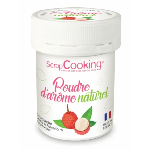 Arôme Naturel En Poudre Litchi 15 G Scrapcooking 1