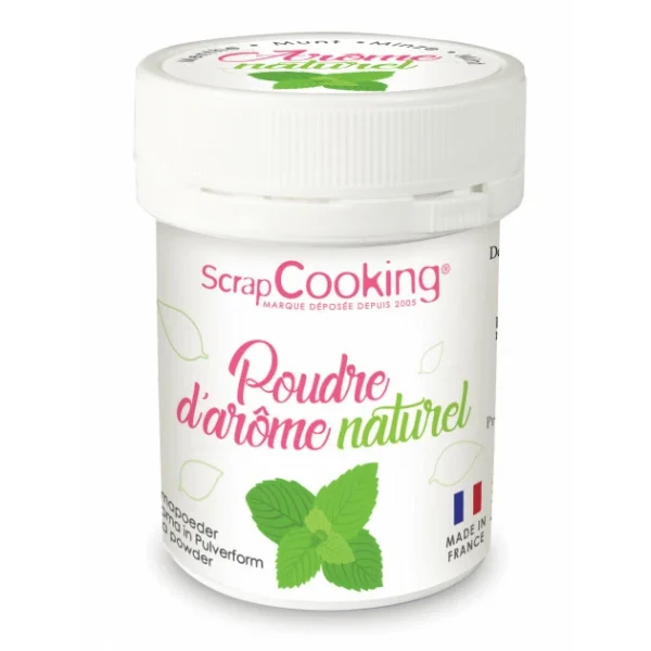 Arôme Naturel En Poudre Menthe 15 G Scrapcooking 1