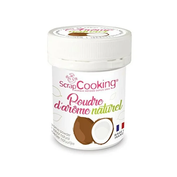 Arôme Naturel En Poudre Noix De Coco 15 G Scrapcooking 1