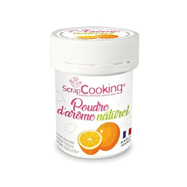 Arôme Naturel En Poudre Orange 15 G Scrapcooking 1