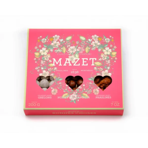 Assortiment Friandises Boîte Bonnes Choses Cœur 200 g Mazet 1