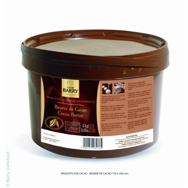 Beurre de Cacao 4 kg Barry 1