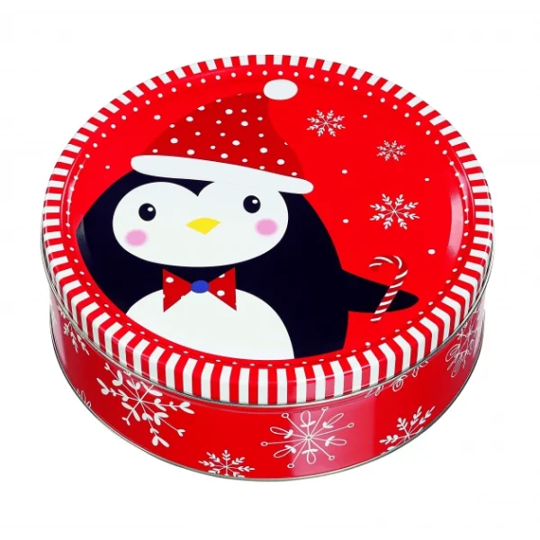 Boîte en Métal Rouge Biscuit de Noël 400 g Hamlet 3
