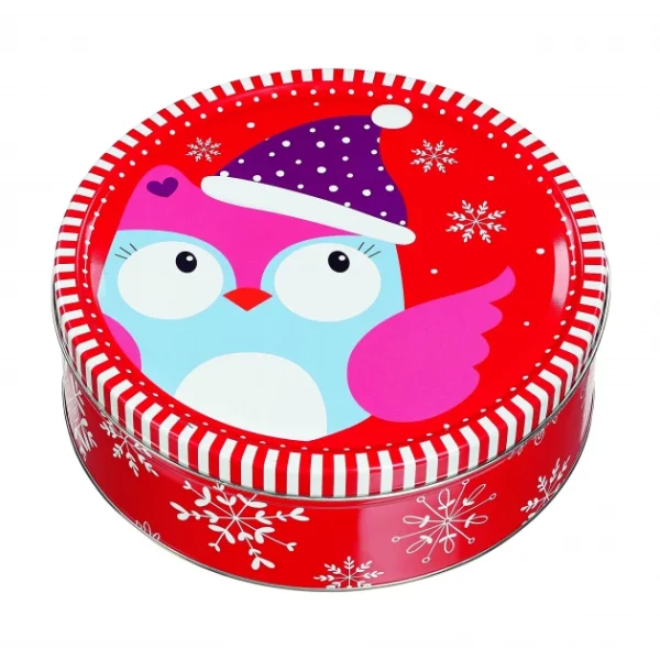 Boîte en Métal Rouge Biscuit de Noël 400 g Hamlet 4