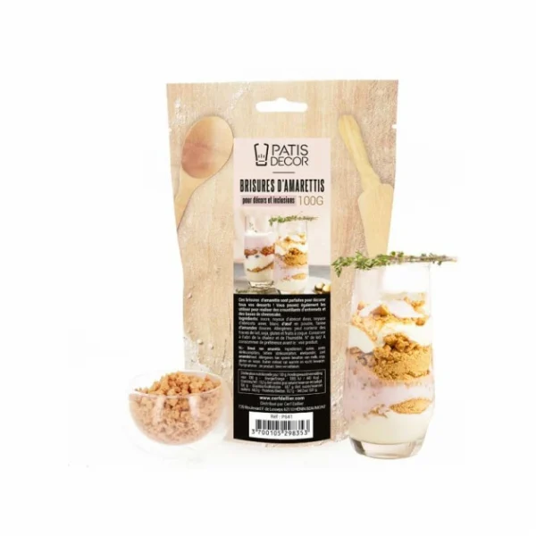 PATISDECOR Brisures D’Amarettis 100 G Patisdécor 1
