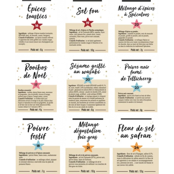 Calendrier De L’avent Des Épices Le Comptoir Colonial 5