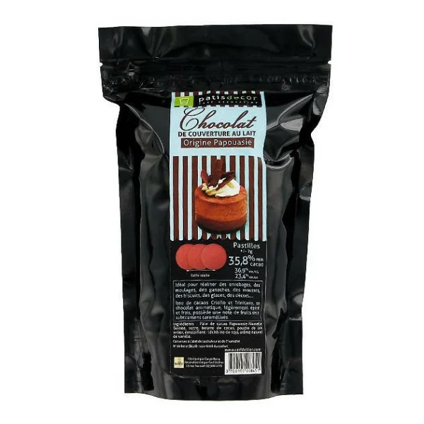 PATISDECOR Chocolat Au Lait Origine Papouasie 250 G Patisdécor 1