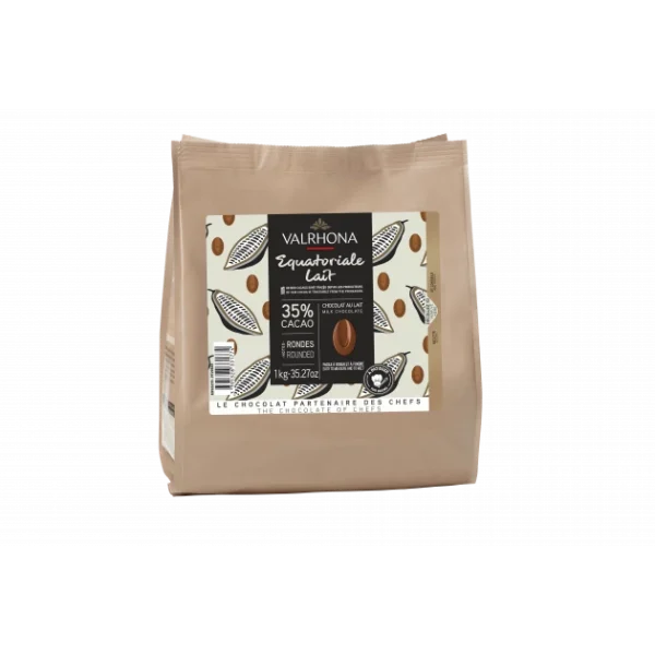 Chocolat de Couverture Lait Equatoriale 35% 1kg Valrhona 1
