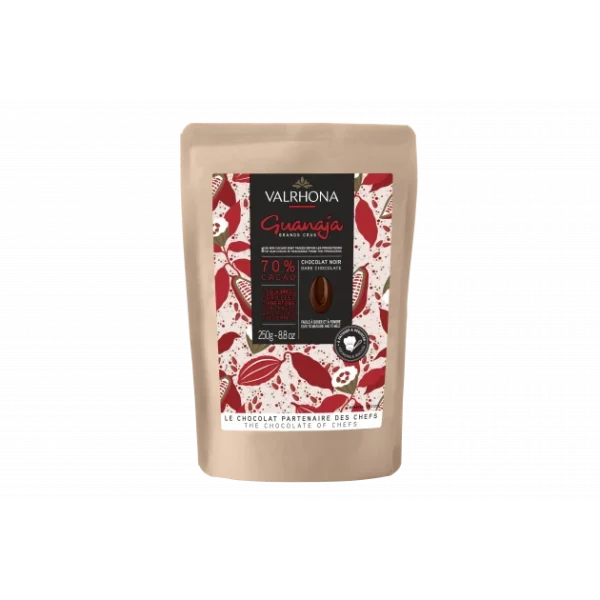 Chocolat De Couverture Noir Guanaja 70% 250g Valrhona 1