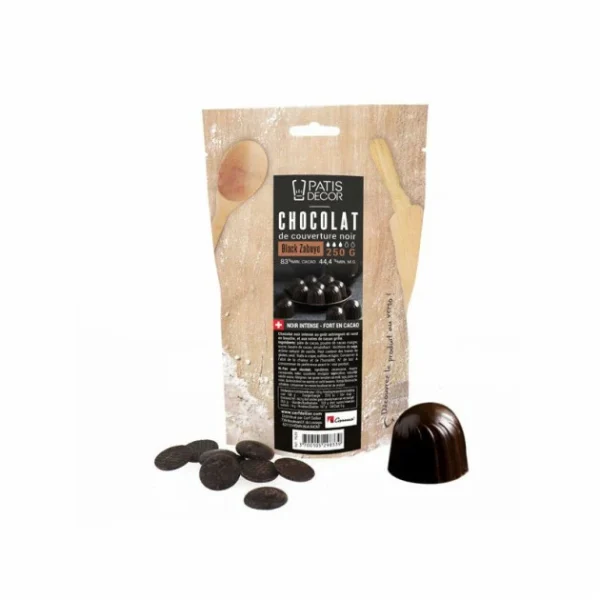 PATISDECOR Chocolat De Couverture Noir Zabuye 83% 250 G Patisdécor 1