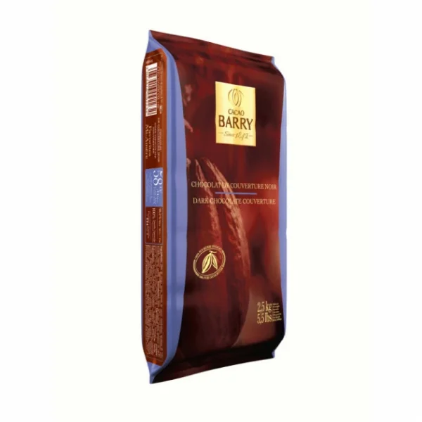 Barry Chocolat Favorites Mi-amère 58% Plaque 2,5 Kg 1