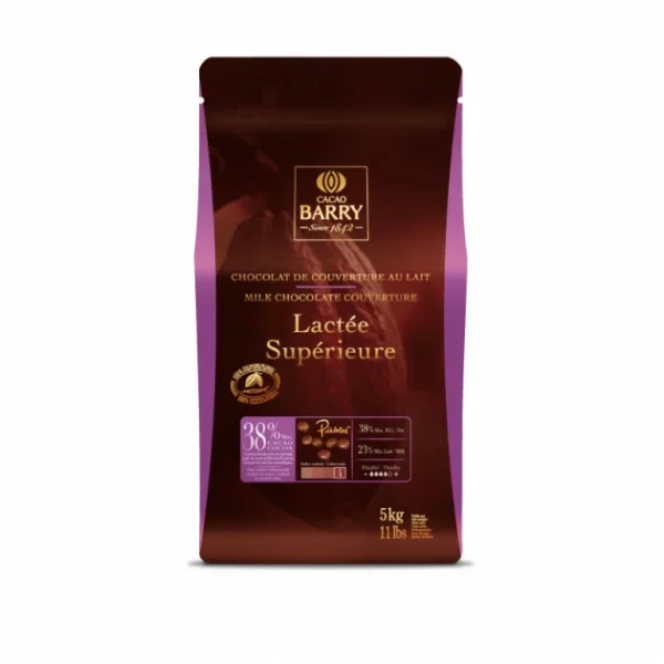 Barry Chocolat Lactée Supérieure 38,2% Pistoles 5 Kg 4