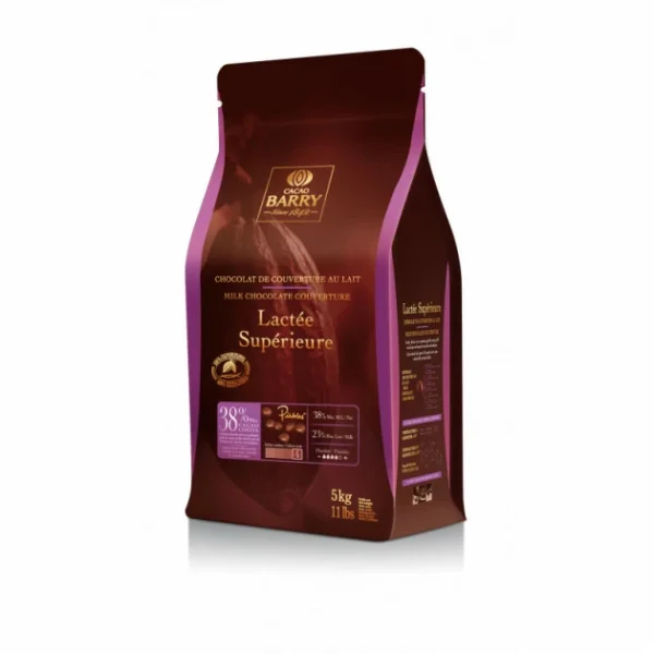 Barry Chocolat Lactée Supérieure 38,2% Pistoles 5 Kg 1