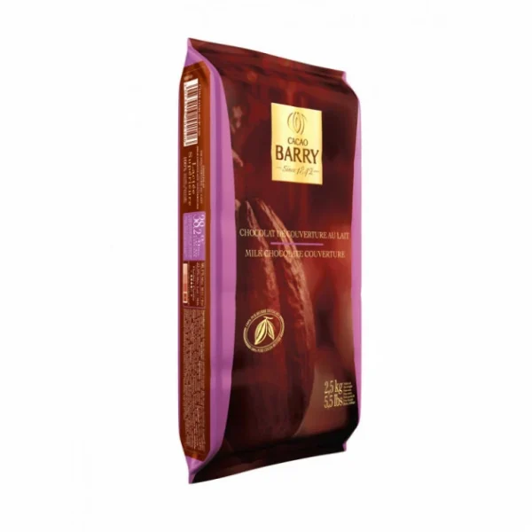 Barry Chocolat Lactée Supérieure 38,2% Plaque 2,5 Kg 1