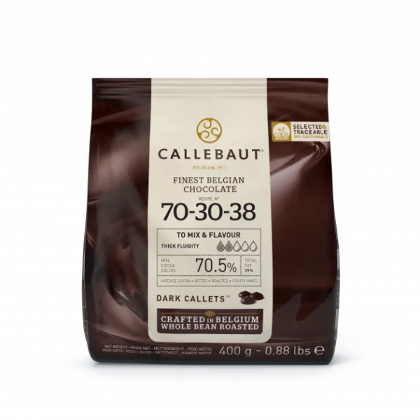Chocolat Noir 70,5% N°70-30-38 400g Callebaut 1