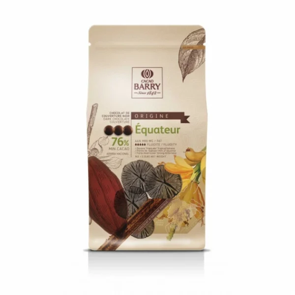 Barry Chocolat Noir Origine Equateur 76% 1 Kg 3