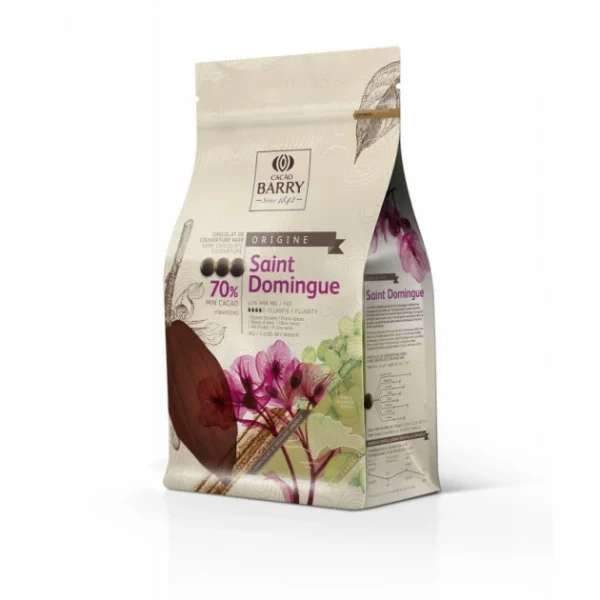 Barry Chocolat Noir Origine Saint-Domingue 70% 1 Kg 1