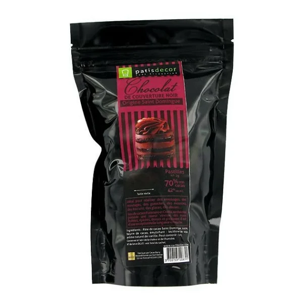 PATISDECOR Chocolat Noir Origine St Domingue 250 G Patisdécor 1