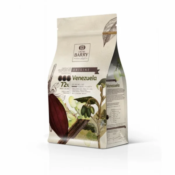Barry Chocolat Noir Origine Venezuela 72% 1 Kg 1