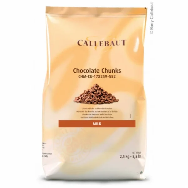Callebaut Chunks Lait 2,5 Kg 1