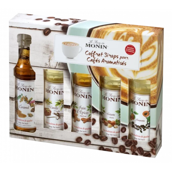 Coffret Dégustation Sirop pour Café 5 cl Monin 1