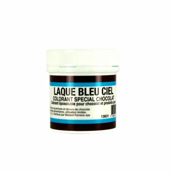 MALLARD FERRIERE Colorant Alimentaire Bleu Ciel E133 Poudre Liposoluble 15g 1
