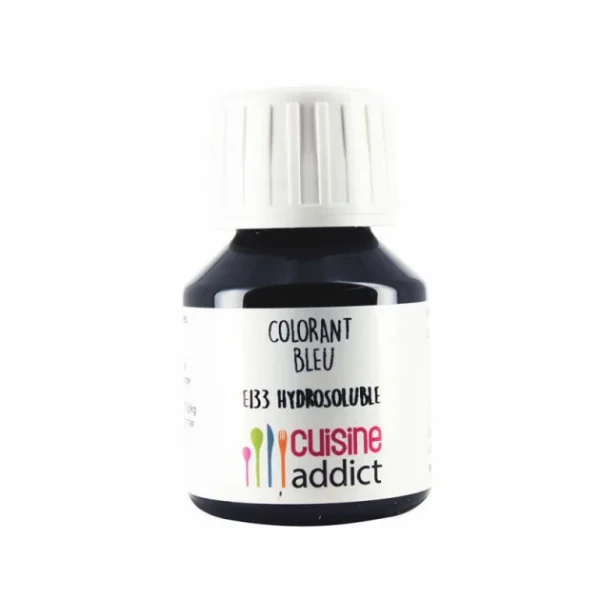 Colorant Alimentaire Bleu E133 Liquide 58 Ml Cuisineaddict 1