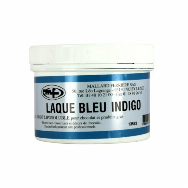 MALLARD FERRIERE Colorant Alimentaire Bleu Indigo E132 Poudre Liposoluble 60g 1