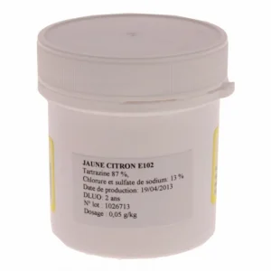 MALLARD FERRIERE Colorant Alimentaire Jaune Citron E102 Poudre Hydrosoluble 20g 9