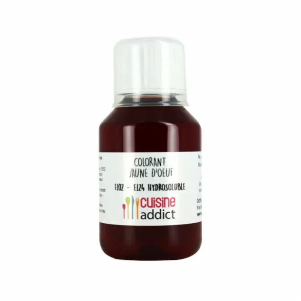 CUISINEADDICT Colorant Alimentaire Jaune D’Oeuf E102/E124 Liquide 115 Ml 1