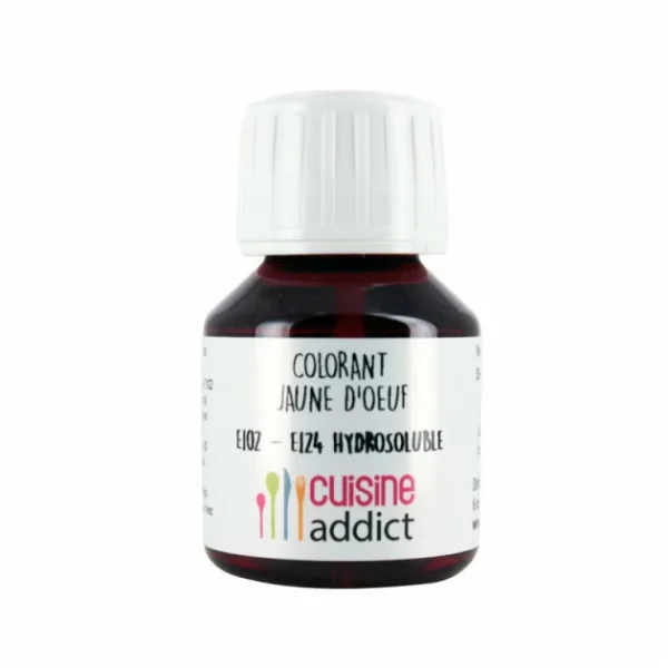 Colorant Alimentaire Jaune D’Oeuf E102/E124 Liquide 58 Ml Cuisineaddict 1