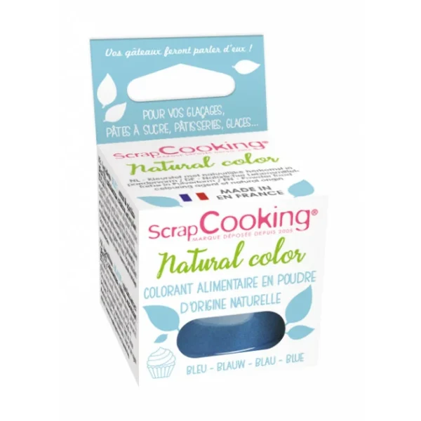 Colorant Alimentaire Naturel En Poudre Bleu 5g Scrapcooking 1