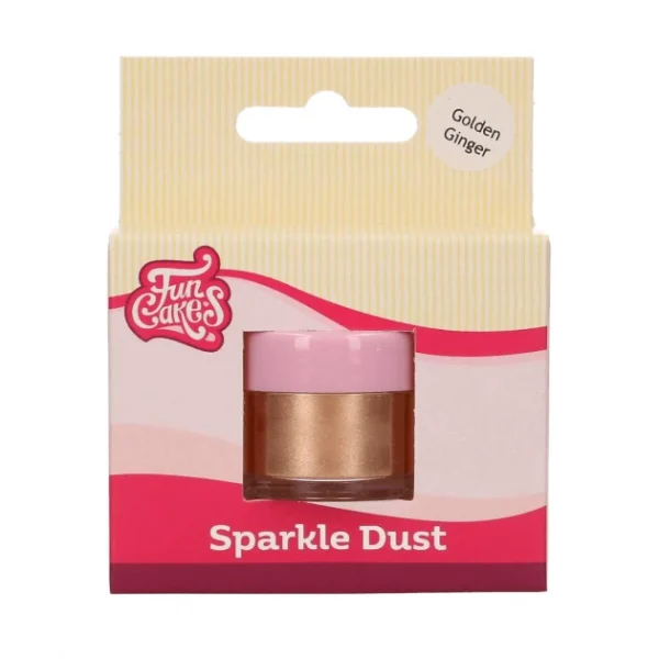 Colorant Alimentaire Or Brun Métallisé 3,5 G Funcakes 1