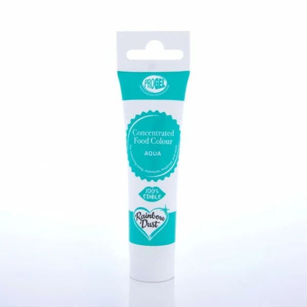 Colorant Alimentaire ProGel Bleu Aqua 25g Rainbow Dust 1