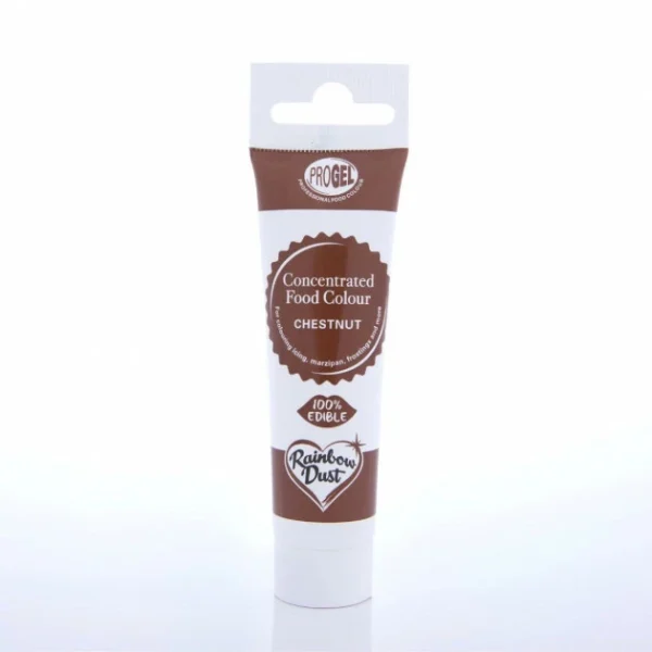 Colorant Alimentaire ProGel Châtaigne 25g Rainbow Dust 1