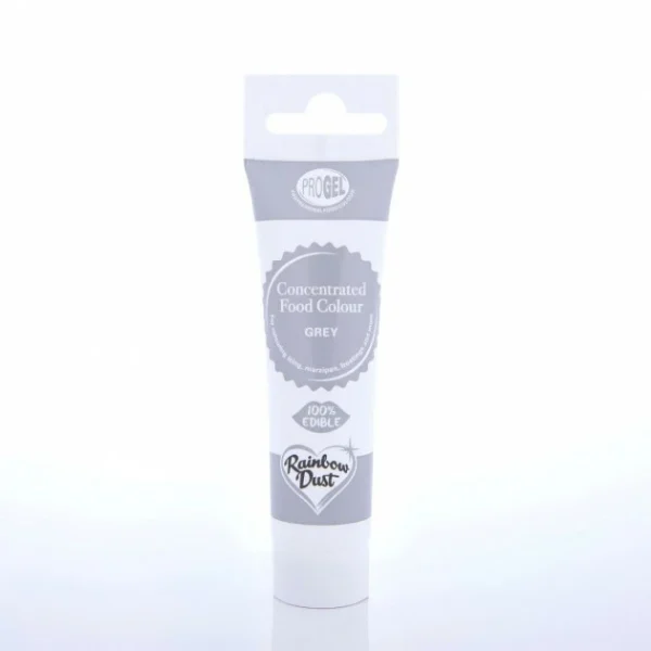 Colorant Alimentaire ProGel Gris 25g Rainbow Dust 1