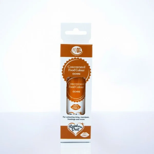Colorant Alimentaire ProGel Ocre 25g Rainbow Dust 3