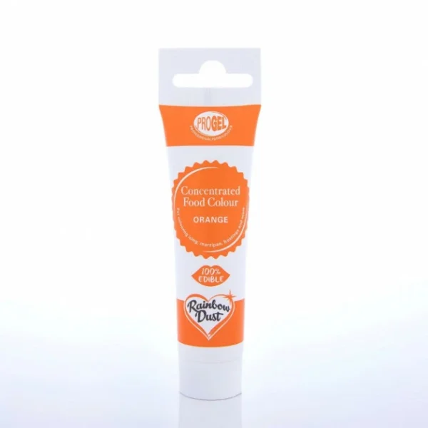 Colorant Alimentaire ProGel Orange 25g Rainbow Dust 1