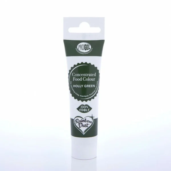 Colorant Alimentaire ProGel Vert Foncé 25g Rainbow Dust 1