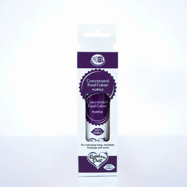 Colorant Alimentaire ProGel Violet 25g Rainbow Dust 3
